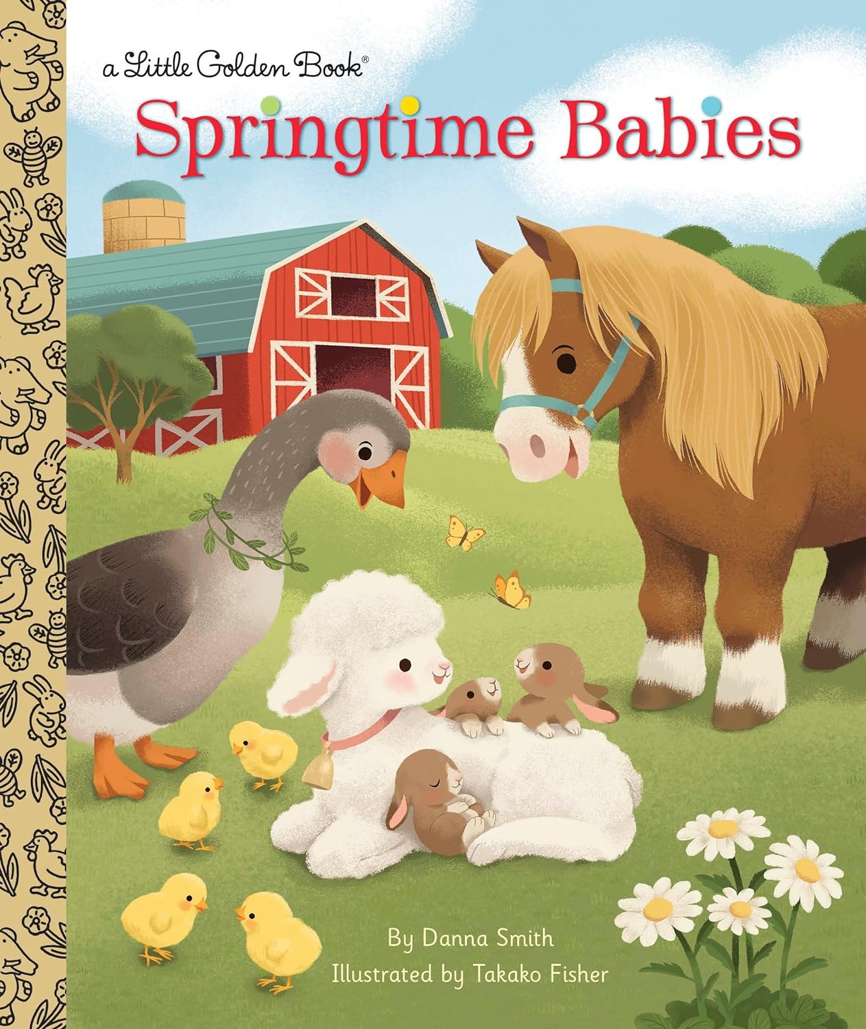 Golden Books 'Springtime Babies' by Danna Smith, illustrated by Takako Fisher