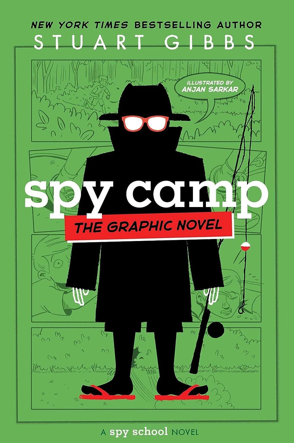 Spy Camp The Graphic Novel by Stuart Gibbs Illustrated by Anjan Sarkar