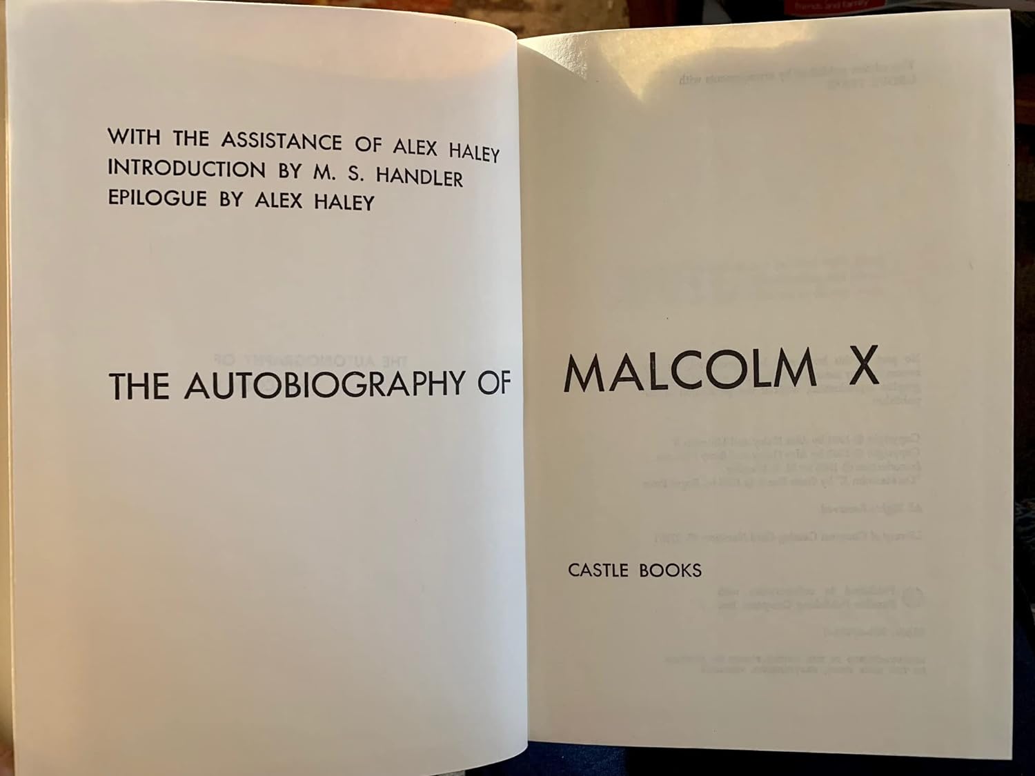 The Autobiography of Malcolm X As Told by Malcolm X and Alex Haley (1965)
