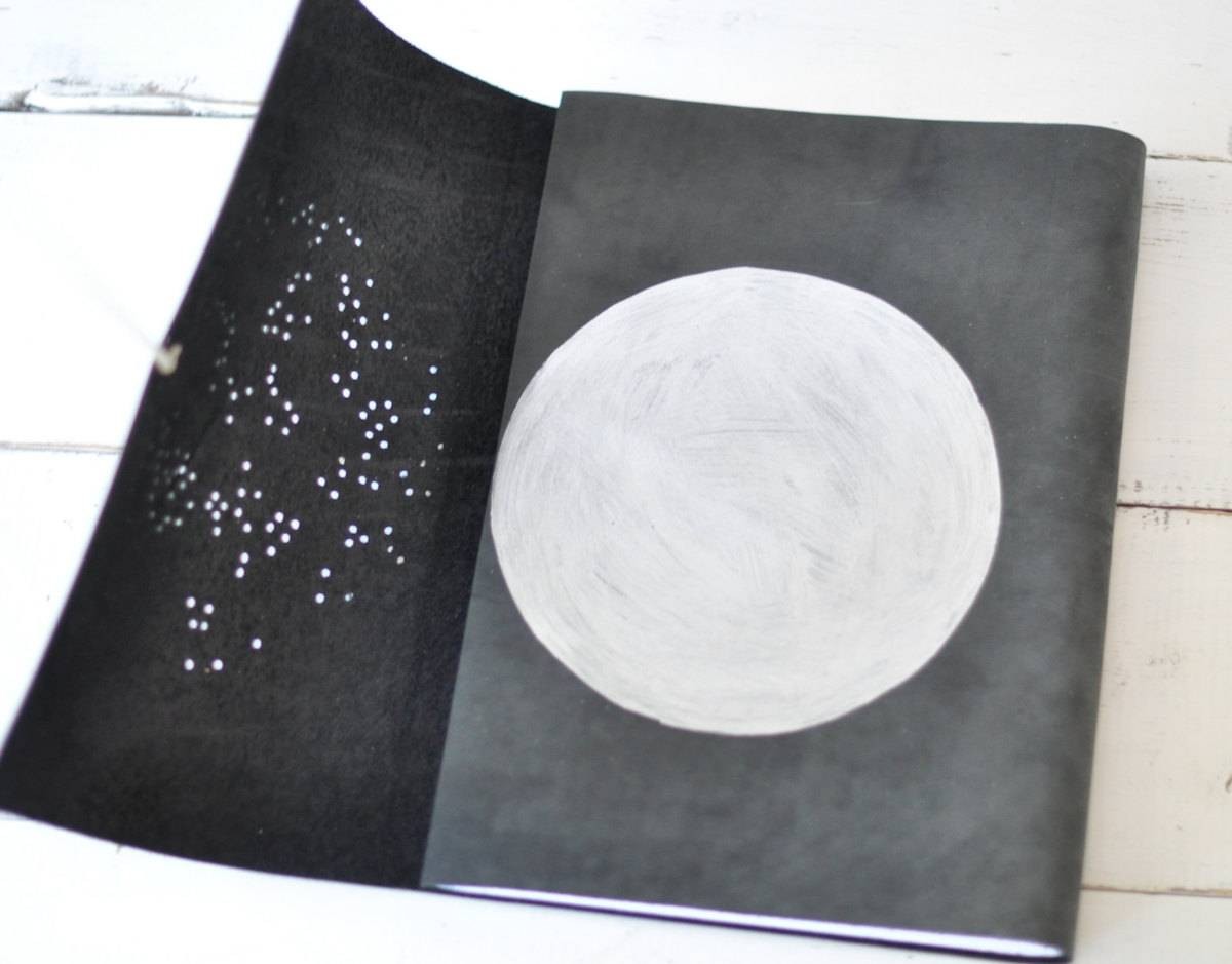 Constellation Leather Sketchbook