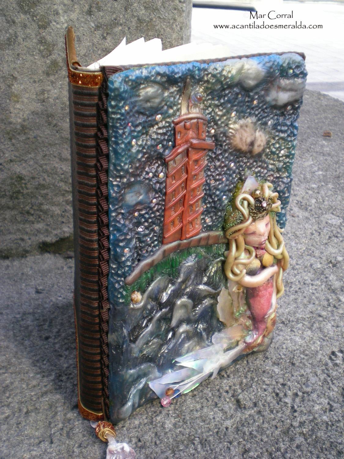 Polymer Clay Mermaid Journal