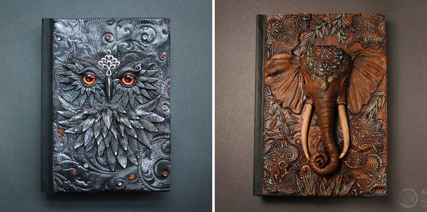 Custom Polymer Clay Journal