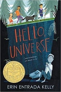 Hello, Universe, written by Erin Entrada Kelly; narrated by Ramon de Ocampo and Amielynn Abellera